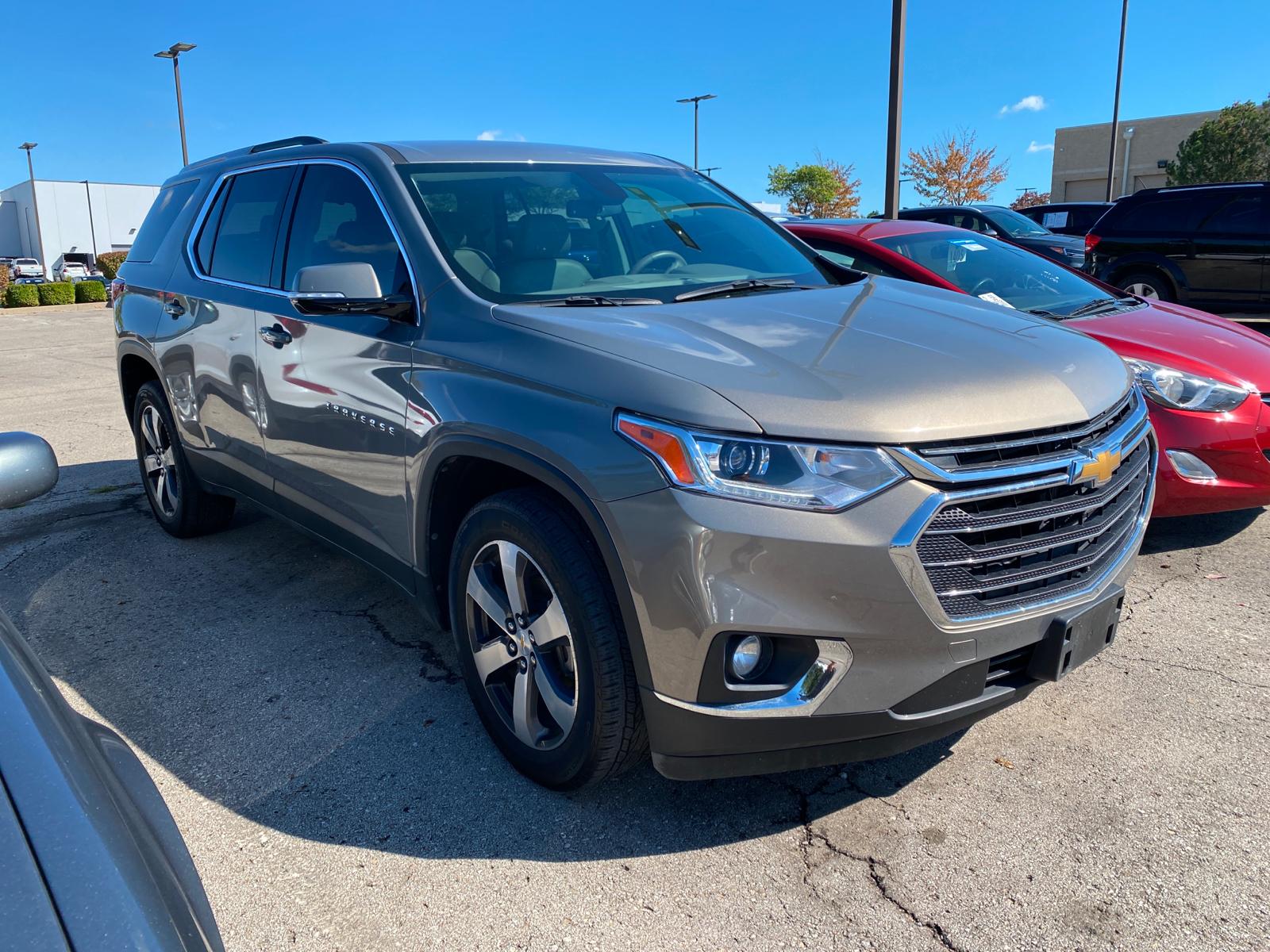 Pre Owned 2018 Chevrolet Traverse FWD 4dr LT Leather w 3LT Sport 